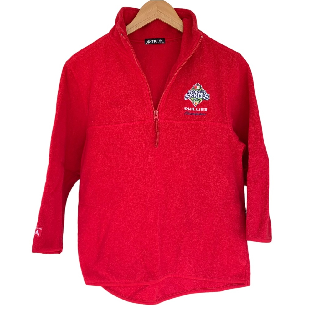 Philadelphia Phillies 2008 World Series Champions Quarter Zip Fleece